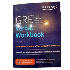 GRE Verbal Workbook  | 10th Edition | Kaplan